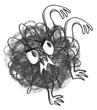 Mr Bossy can be scary